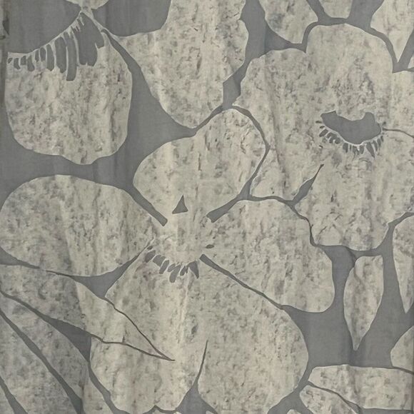 Gap Deadstock 2014 3/4 Sleeve Drawstring Waist Viscose Blend Light Blue Floral D - Picture 3 of 5